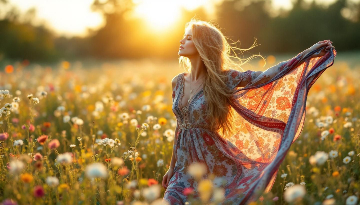 Entdecken Sie die Freiheit des Bohème-Stils durch Mode